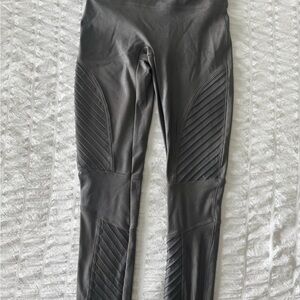 SPANX Shimmering Silver Leggings